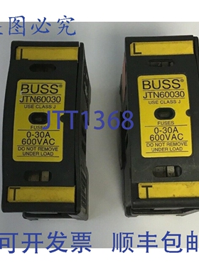 原装供应BUSS JTN60030 保险丝座 0-30A 600VAC LOTOF2