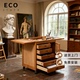 ECO多功能家用工作室画室油画丙烯水彩颜料素描专用置物架柜画车