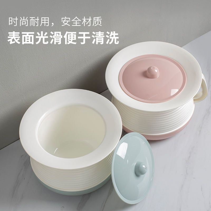 老年人尿壶塑料痰盂盖男女家用坐便器宝宝尿壶便携式宝宝便盆防臭