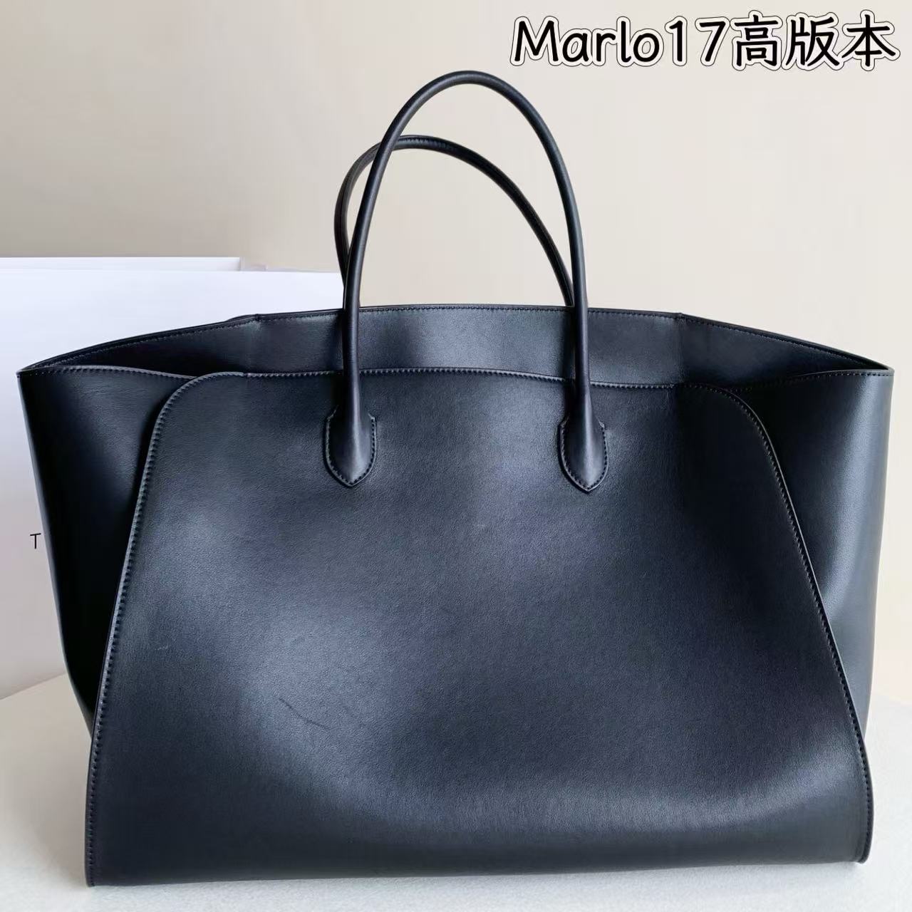 row 系极简主义Marlo12/14/17 原厂牛皮大容量通勤托特手提单肩包