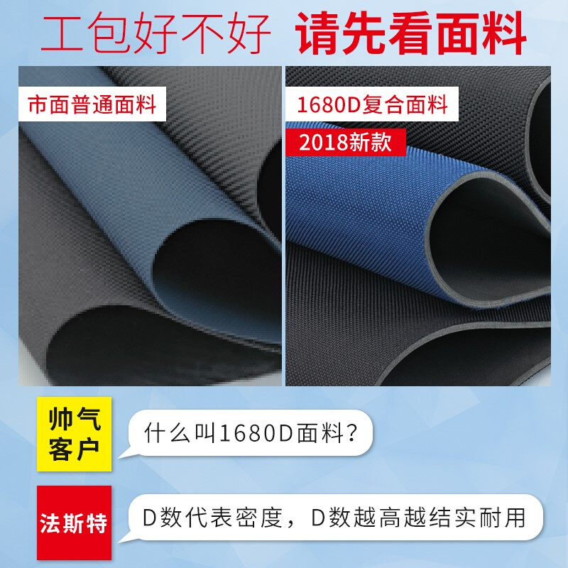 。法斯特工具包男帆布耐磨大加厚多功能安装维修单肩防水电工工具 农用物资 苗木固定器/支撑器 原图主图