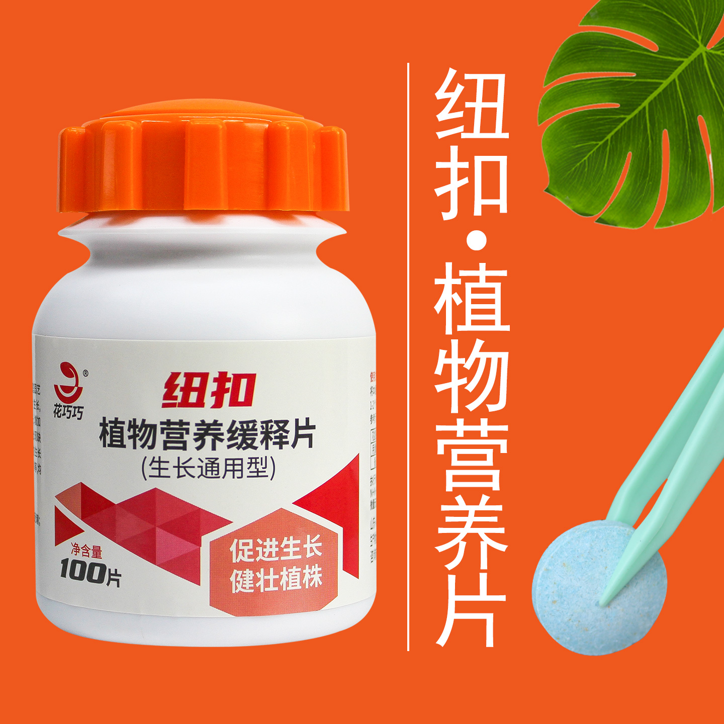 花肥纽扣植物营养缓释片养花通用