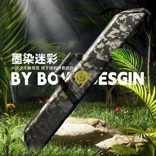 伯威六孔台球杆专用三角二分之一球杆包九球台球杆包大容量时尚款