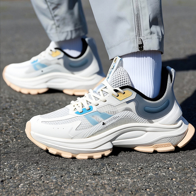 特步男鞋回弹耐磨运动鞋子休闲鞋