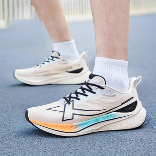 特步2000公里三代跑步鞋男鞋学生跳绳运动鞋冬季新款耐磨减震跑鞋