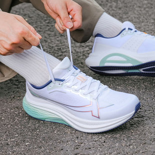 特步2000公里三代plus跑步鞋男鞋耐磨运动鞋冬季新款透气网面跑鞋