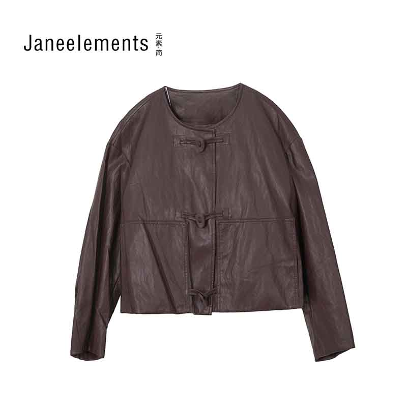 元素简元素简2025年新款新中式国风外套女高级感短款上衣