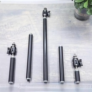 金属延长杆支架直播架配件6mm转接头三脚架延长支撑杆360度手机架