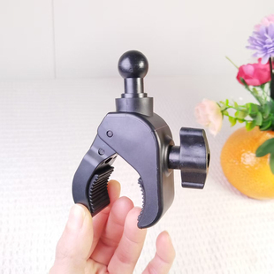 加厚蟹钳夹1/4英制螺丝通用旋转直播相机三脚架配件可夹持15-50mm