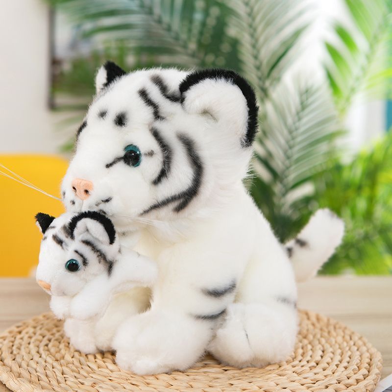 仿真公仔小老虎睡觉抱枕毛绒玩具