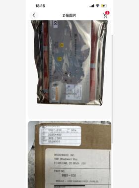 WOODWARD 2301D 部件编号:8273-126 REV F 负载共享和 SOEED