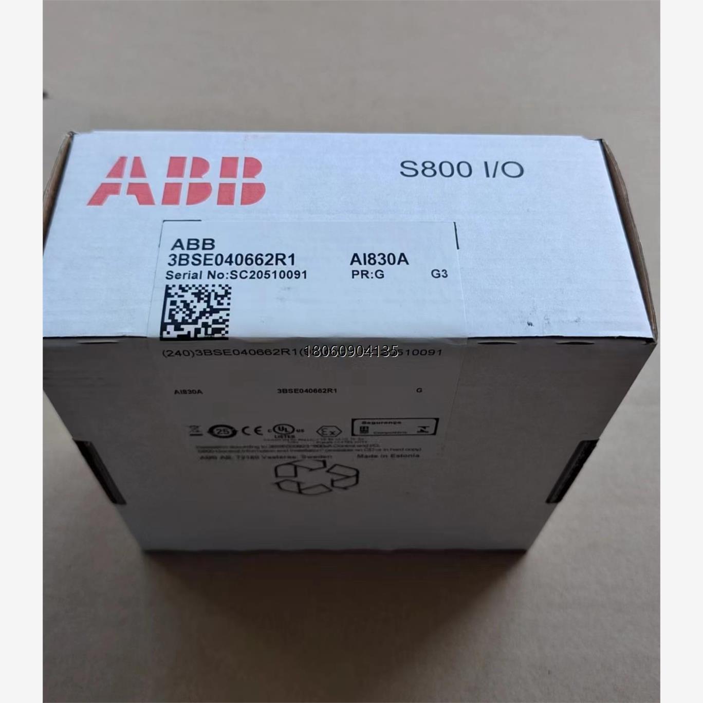 AI830A/3BSE040662R1 模块 全新原装