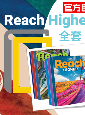 【官方正版】NGL国家地理学习CCSS经典美标小学英语课程Reach Higher 美国主流教材Reach国际版 含自然拼读