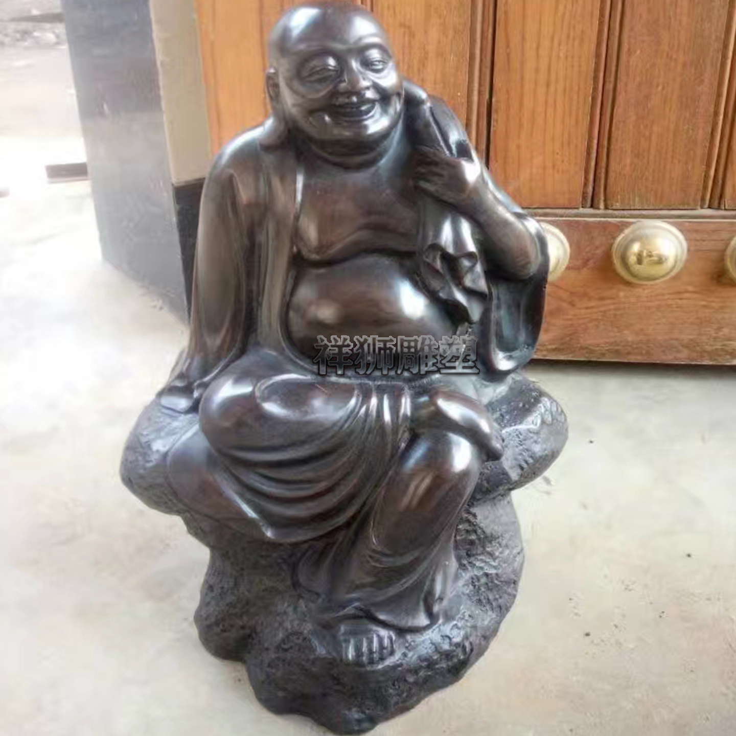 纯铜铸造十八罗汉佛像摆件定制