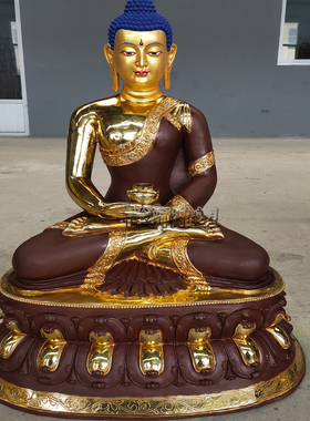 纯铜密宗三宝佛佛像摆件定制批发