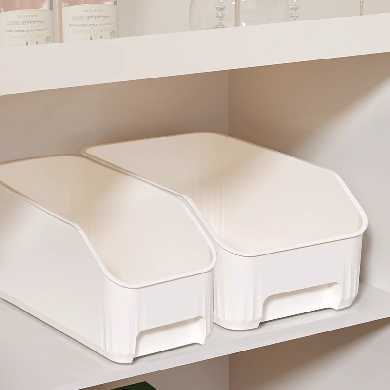 橱柜收纳筐厨房杂物零食整理卫生间桌面置物架家用玩具塑料储物盒