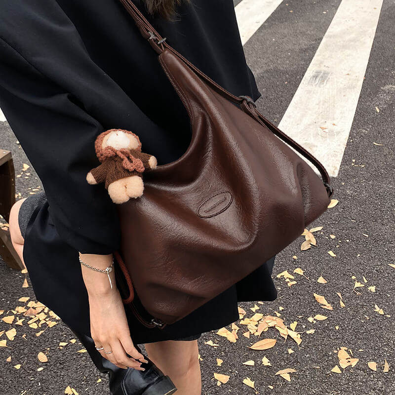 包包女式2025新款秋冬高级感轻奢大容量双肩包通勤斜挎托特包