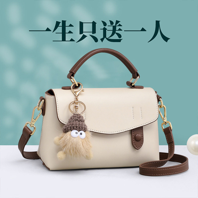 单肩包斜挎包洋气小包枕头包真皮女包百搭休闲感轻奢上档次小众