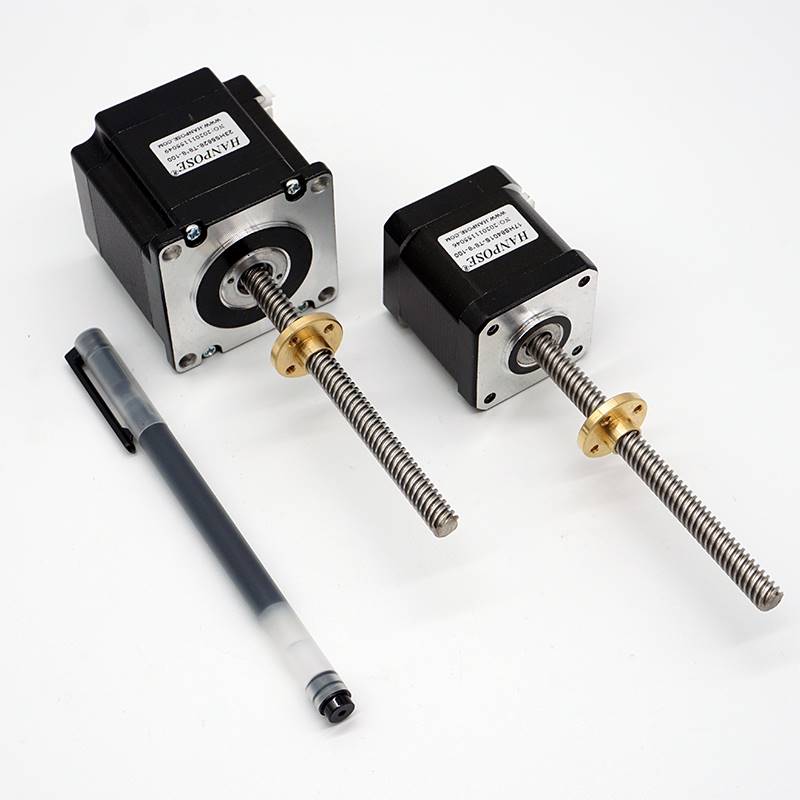 42/57T型丝杆步进电机0808小0802线性导轨0804高精度电动滑台新款