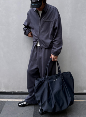 oarism 26SS 复合牛奶丝卫衣套装新品男宽松美式复古休闲运动卫裤