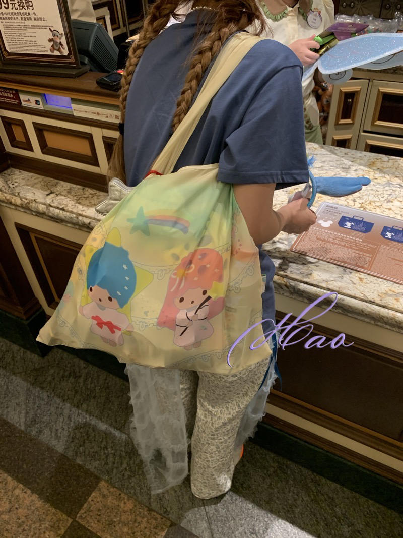 双子星大容量买菜环保袋卡通可爱