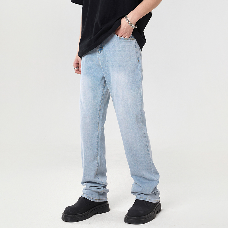 牛仔裤男款夏美式休闲裤