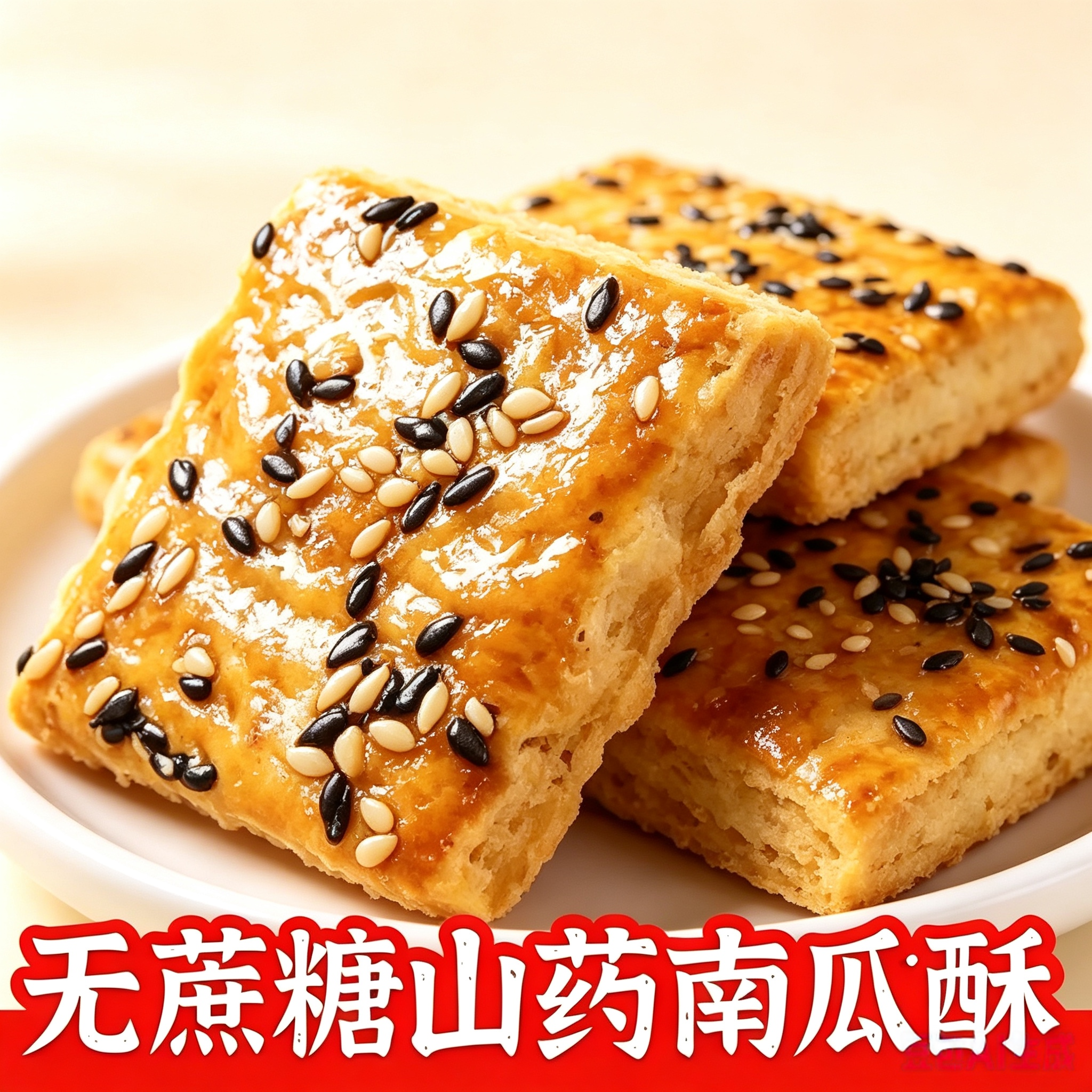 【宝妈力荐】木糖醇山药南瓜酥千层酥批发散装酥饼代餐品糕点零食