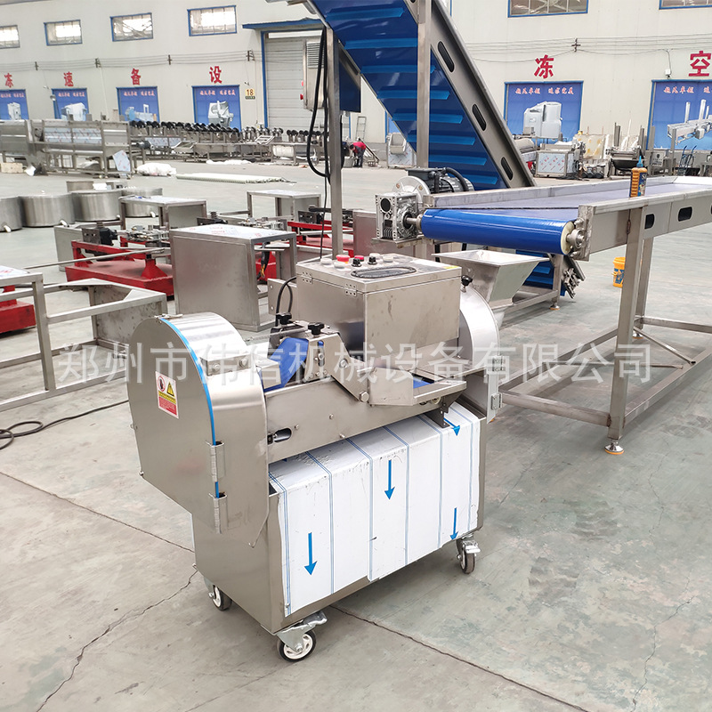 胡萝卜切丝切片机 长短可调腐竹切段机 多功能全自动切菜机