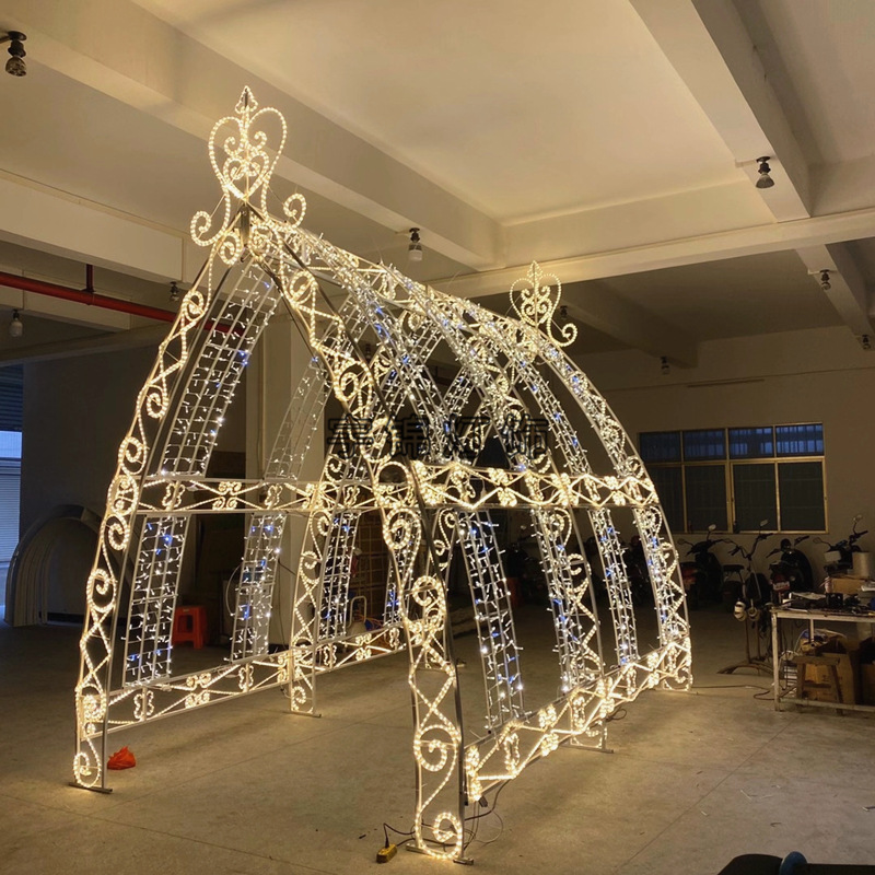 可定制LED时光隧道灯景区公园广场走廊户外防水氛围景观造型灯