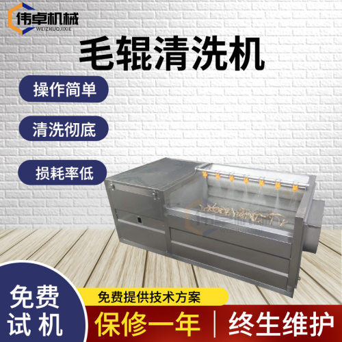 土豆毛辊清洗去皮机红薯清洗去皮设备芋头清洗去皮机