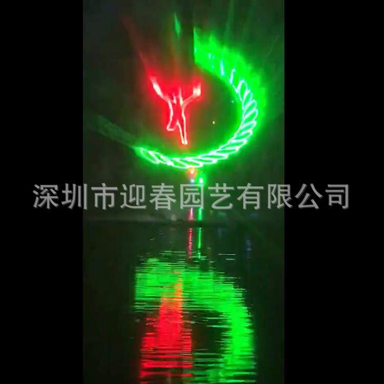 喷泉水秀全息水幕投影智慧文旅设计安装图文水幕电影