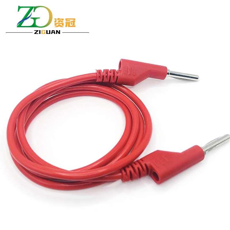 【资冠】DCC电力测试导线4mm双头香蕉插头带线20A手枪式安全电力