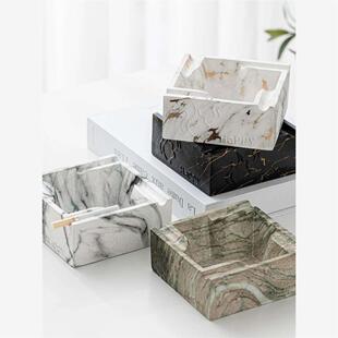 新款烟灰缸ins高颜值方形创意个性客厅家用潮流档次大号雪茄烟缸