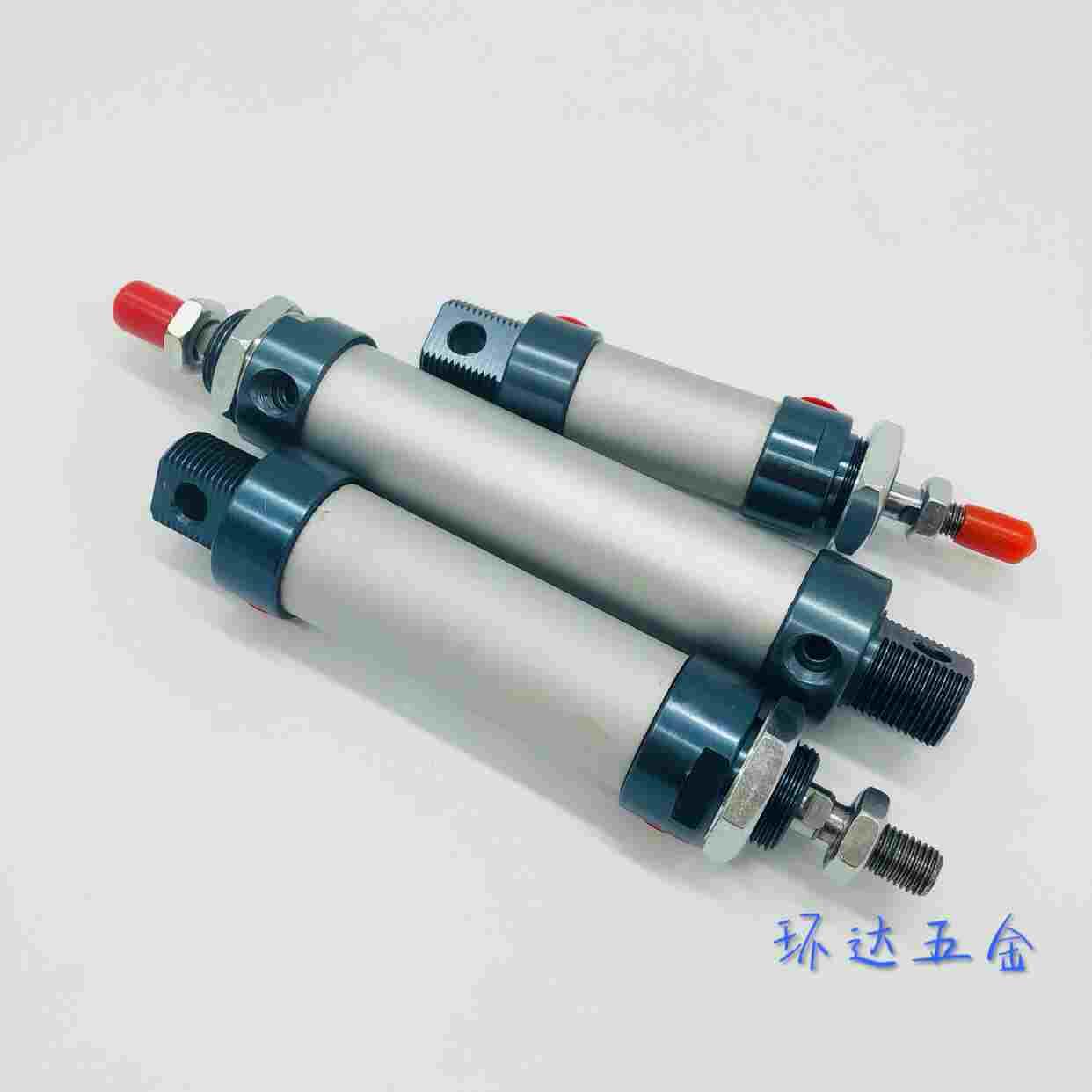 亚德客型MAL铝合金迷你气缸小型气动16 20 25 32 40*50X100-S带磁