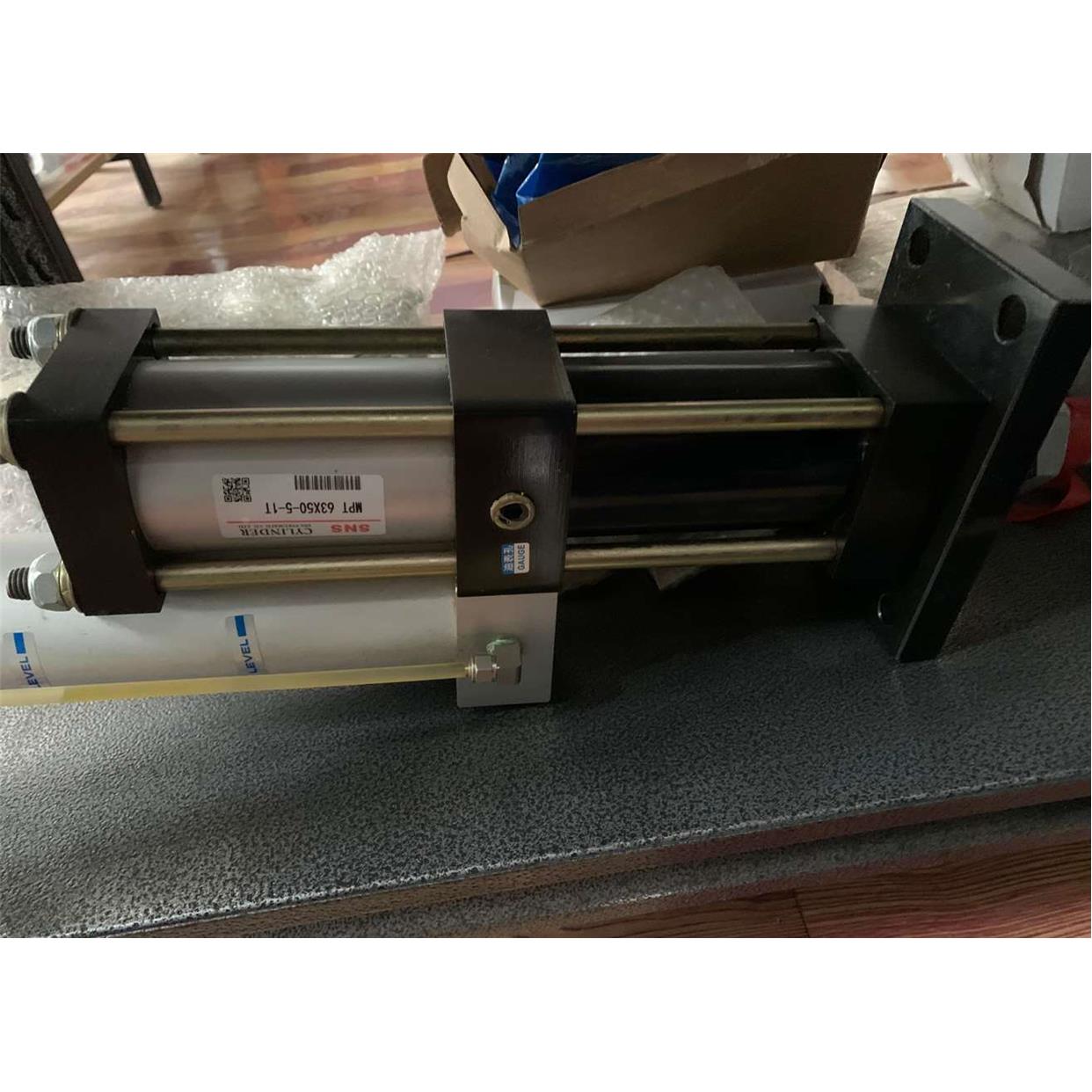 SNS神驰气液增压缸MPT63X50-5-1T  1吨气动增力气缸 现货全新特价