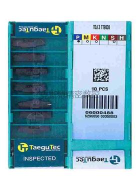 韩国特固克 Taegutec数控刀片 TDJ3 TT9030 切槽刀片