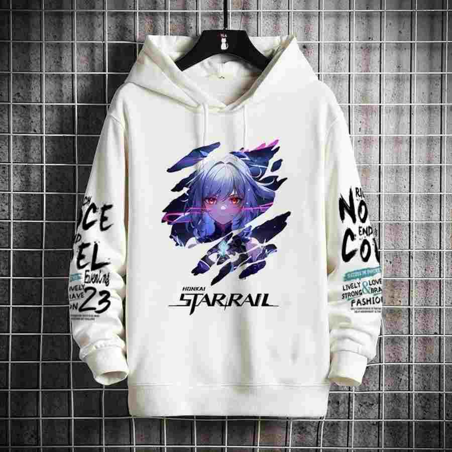 镜流痛衣卡芙卡连帽卫衣男学生少年二次元崩坏星穹铁道周边上衣男