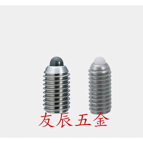 短型不锈钢弹簧柱塞ZAP53/54-M3/4/5/6/8/10/12/16