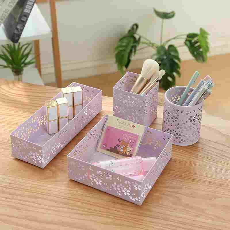 清仓价~化妆刷收纳筒ins大容量盒美妆眉笔眼影刷子唇釉笔桶清新