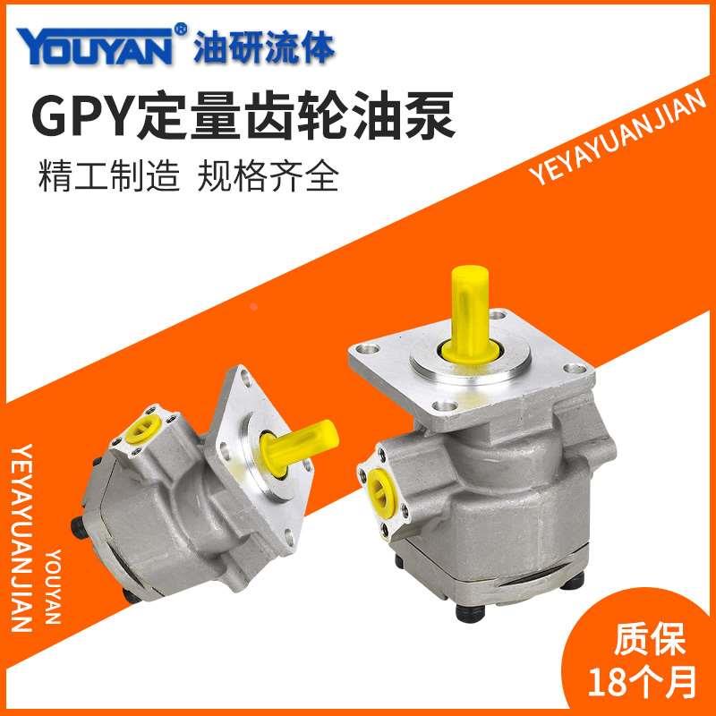 GPY-3R高压4R齿轮泵5.8R7R9R10R11.5R液压油泵K1P1/2/3/4/9/6R11A