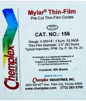 美国进口chemplex麦拉膜156 256光谱仪EDX XRF ROHS专用测试薄膜