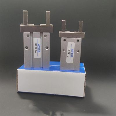 气动手指气缸单双动常开常闭HFSK10/16/HFTK20/25/32/40平行气爪6