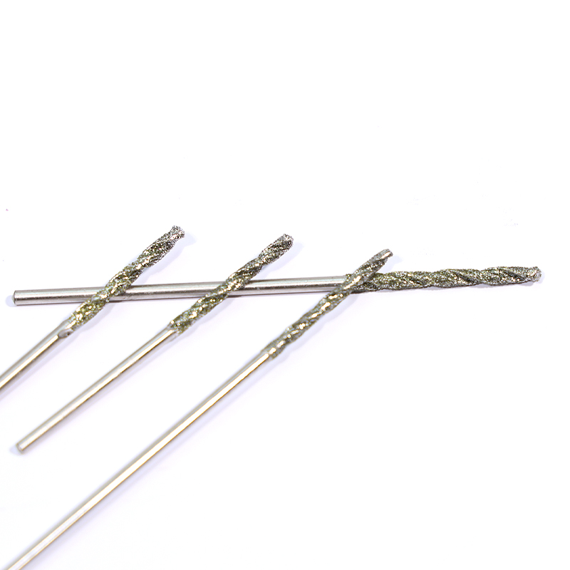 玉石打孔针 瓷砖空鼓打孔钻头翡翠琥珀玛瑙蜜蜡钻孔金刚砂打眼针