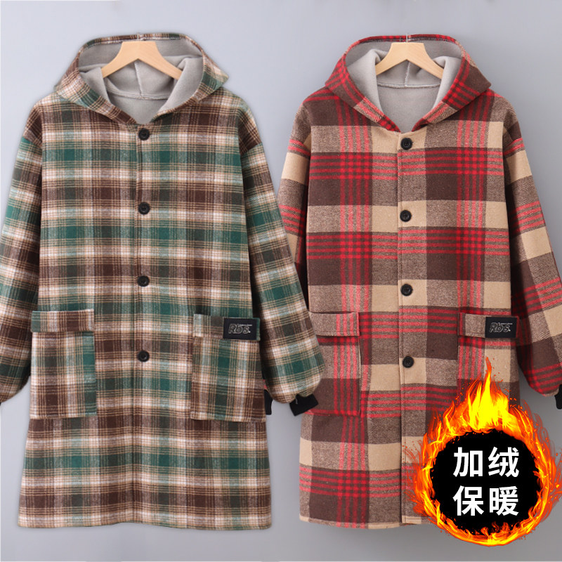 加绒加厚保暖长袖正穿连帽罩衣上班女围裙厨房家用防污干活工作服,家庭/个人清洁工具,围裙,淘宝优惠券,粉丝福利购,淘宝优惠卷