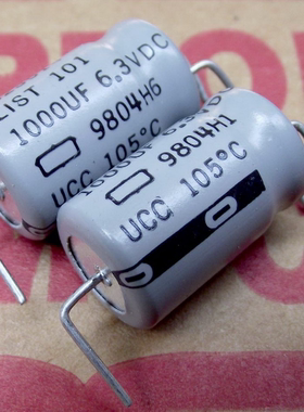 美国黑金刚 化工 LIST铝电解电容UCC KS23514 6.3V 1000UF 13X20