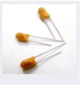 直插 钽电容 25V1UF 25v105k全新国产正品15+环保正品