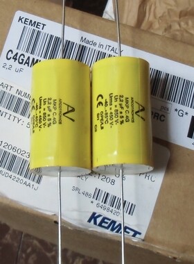 C4GAMUD4220AA1J 薄膜电容器 850v2.2uF 5%全新进口AV Kemet