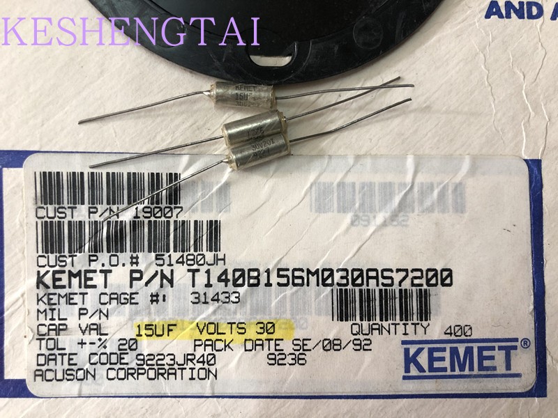 T140B156M030AS7200 T140 30v 15uf 156M 轴向钽电容 KEMET集美