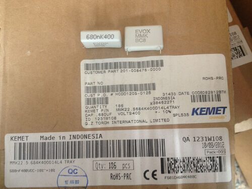 EVOX-RIFA 薄膜电容MMK22  400V0.68uF 400v680nF 680nk400 22mm