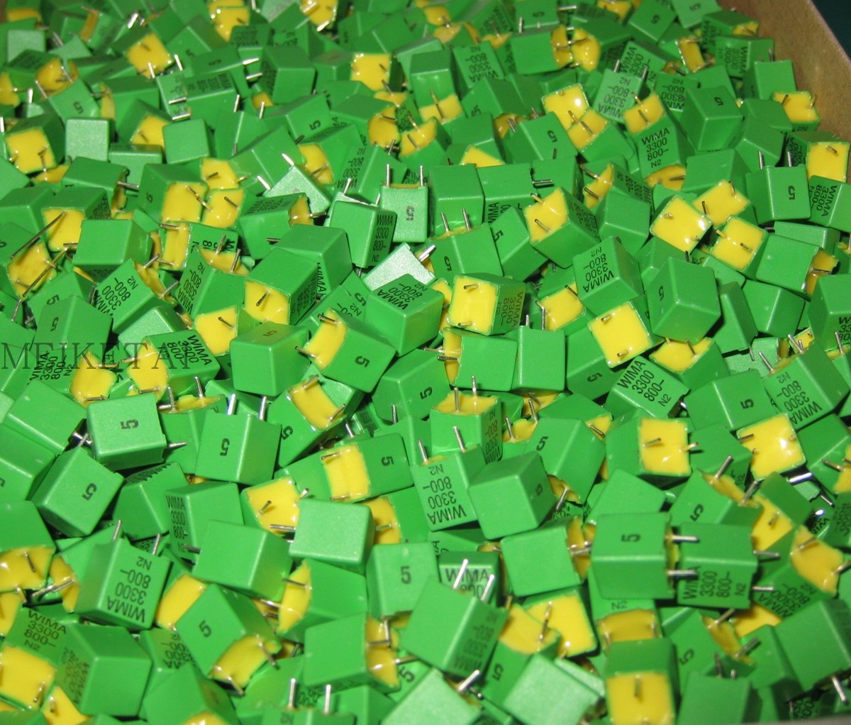 原装进口WIMA威马电容FKP2  800V 3300PF 332 3.3NF 5mm音频电容